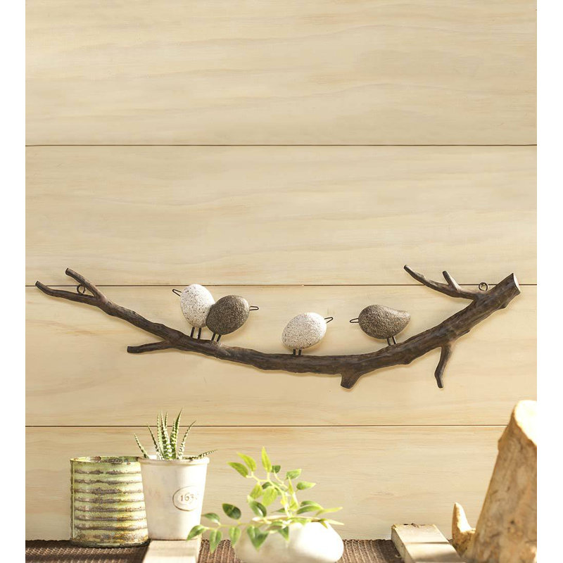 Wind & Weather 4 Birds on a Branch Wall Décor & Reviews Wayfair Canada